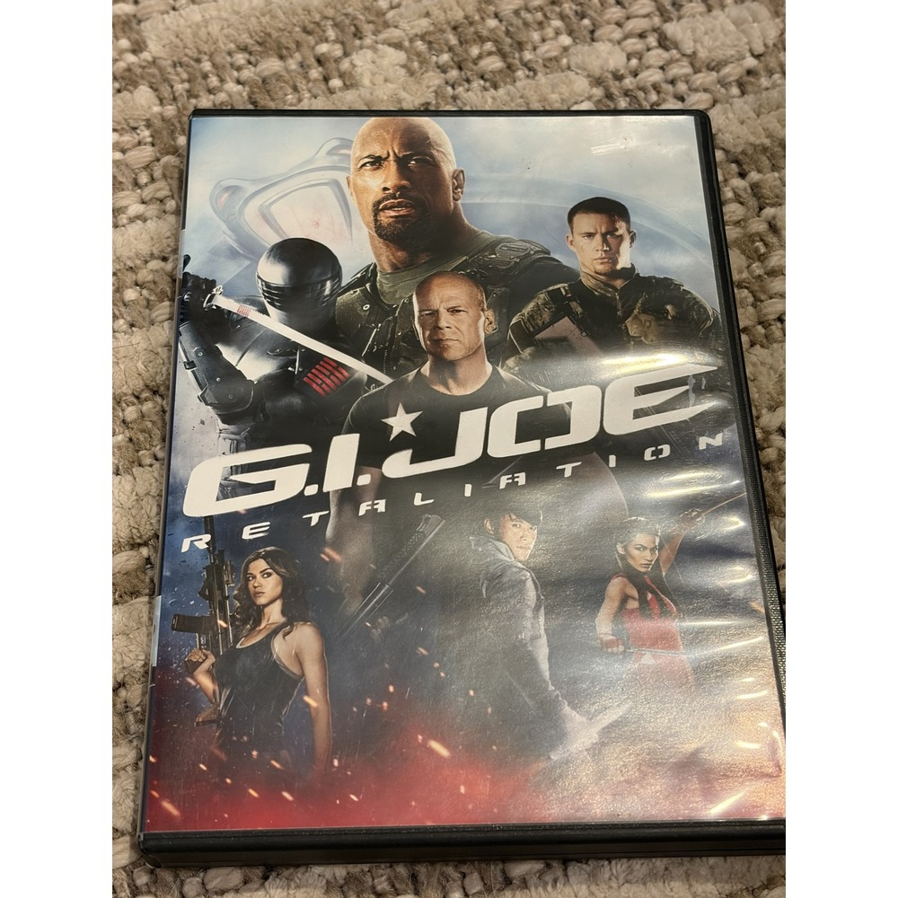 G.I. Joe Retaliation DVD 2013 Movie Dwayne Johnson Bruce Willis Action Film